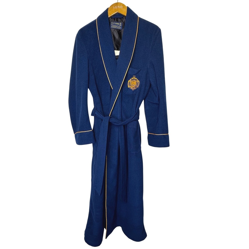 "B" Robe Midshipmen's Store U.S. Naval Academy Robe Med Blue